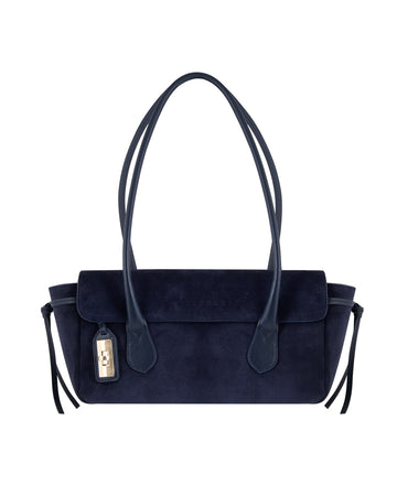  LEONA-Navy Blue Suede