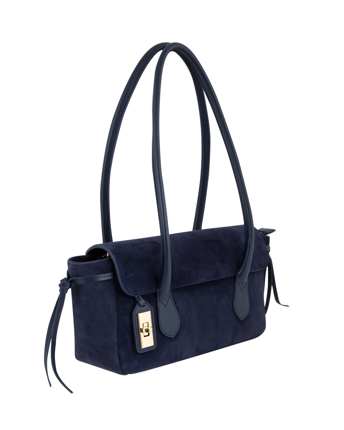 LEONA-Navy Blue Suede