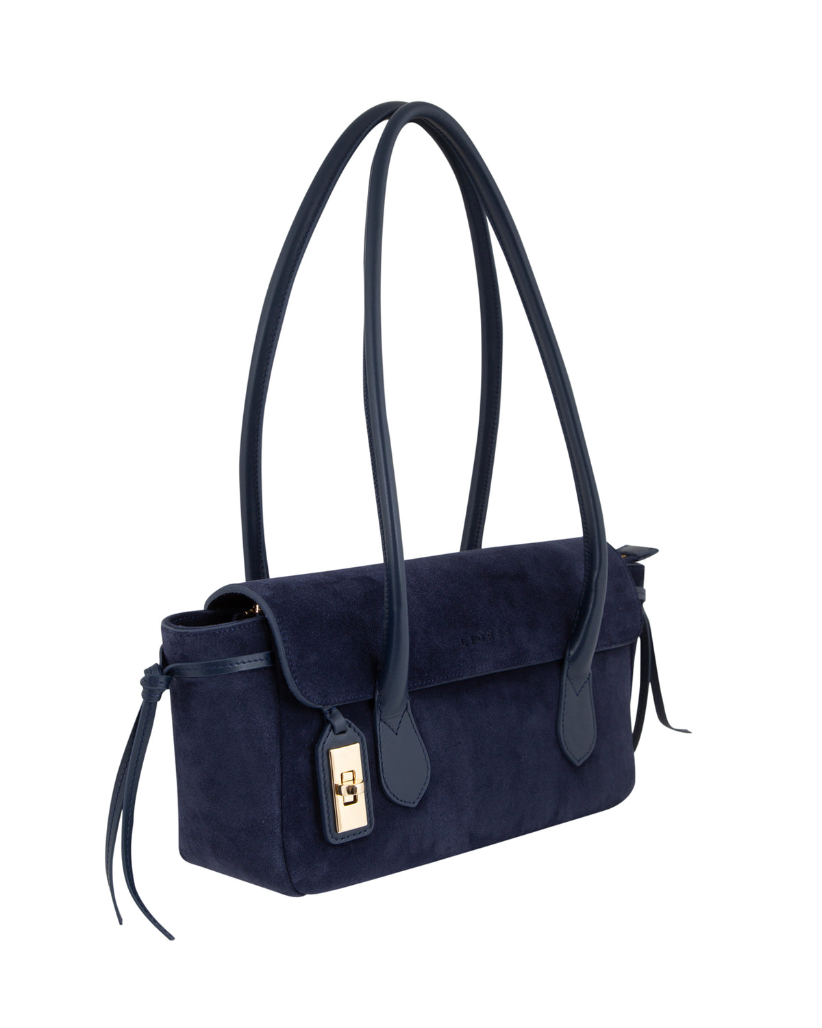  LEONA-Navy Blue Suede
