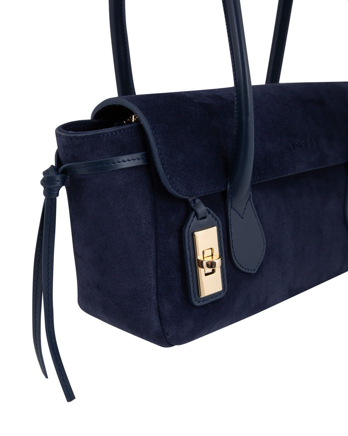  LEONA-Navy Blue Suede