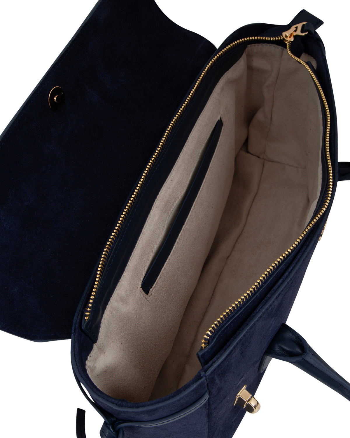  LEONA-Navy Blue Suede
